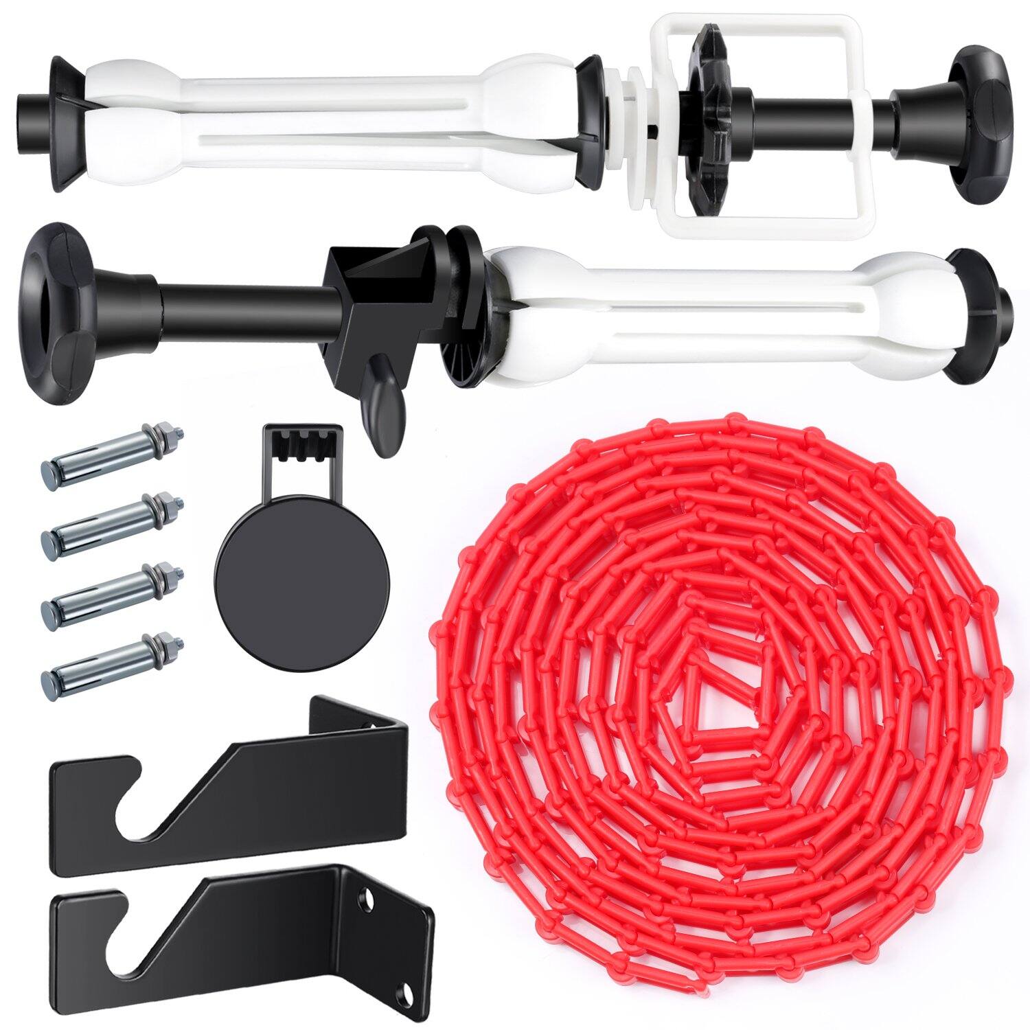 Angle. Neewer - Single Roller Wall Mount Manual Background Support System, 22lb Load Capacity.