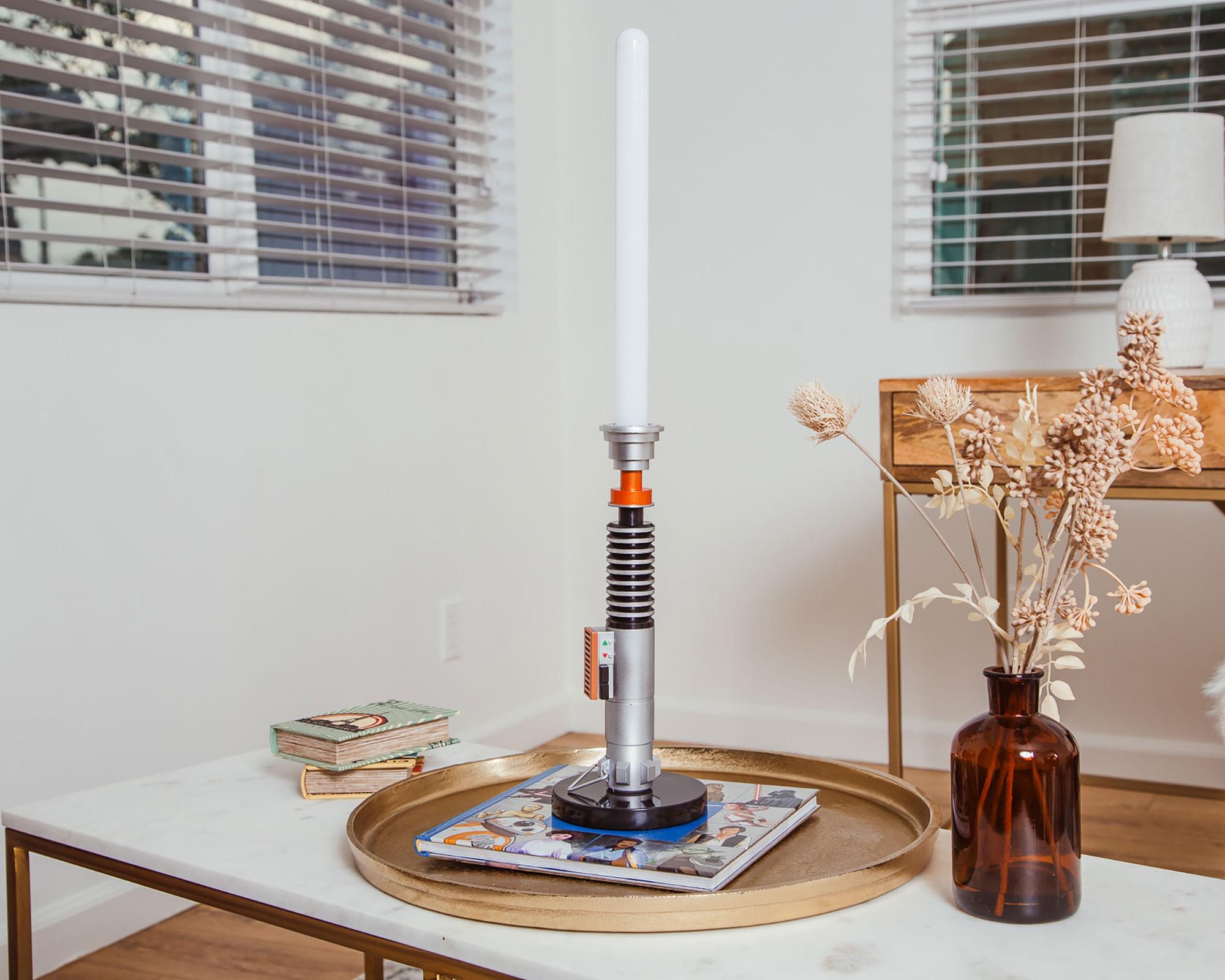 Alt View 2. Ukonic - Star Wars Luke Skywalker Green Lightsaber Desktop LED Mood Light | 23 Inches - Green.