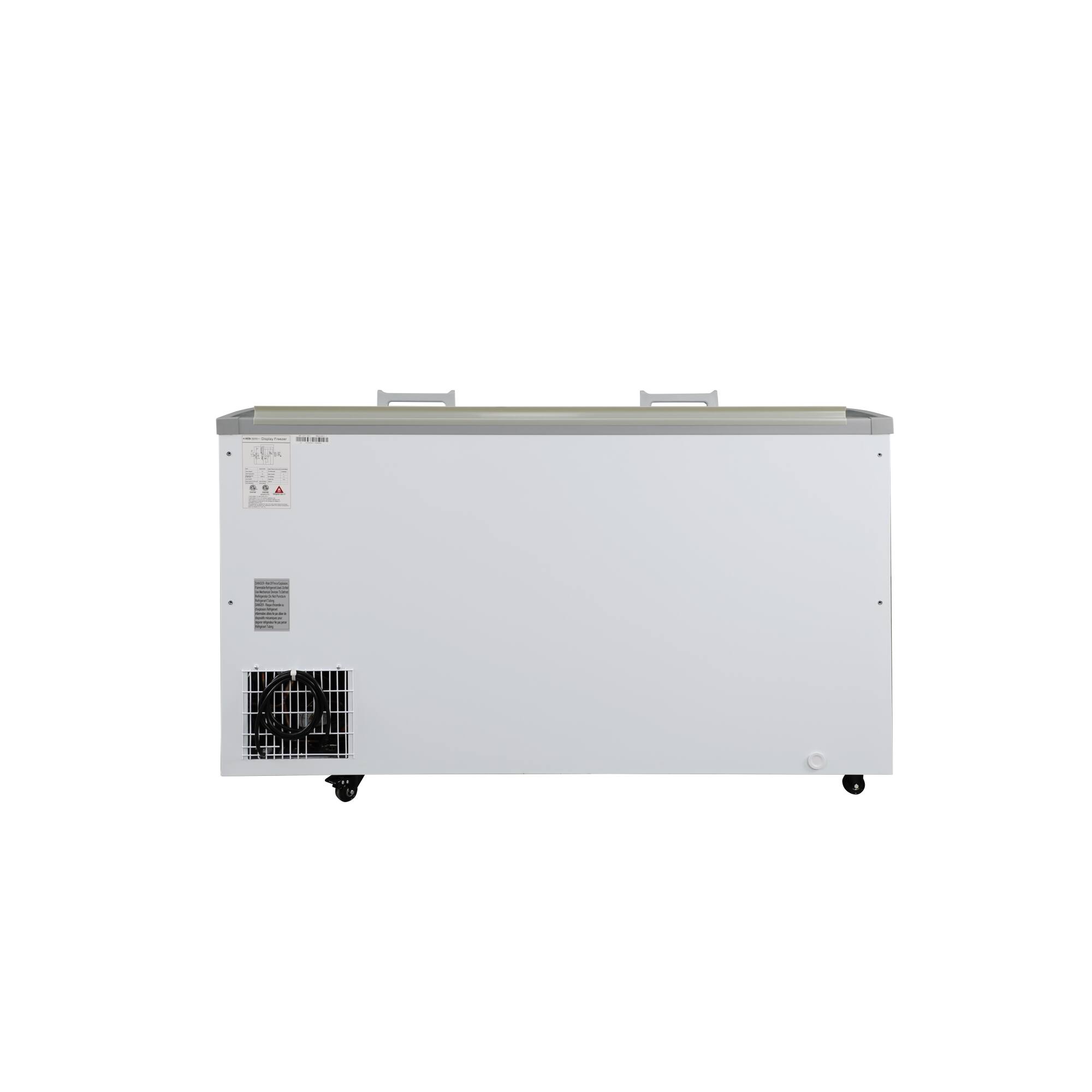 Alt View 9. Koolmore - 59 in. 20 cu. ft. Commercial Auto Defrost Convertible Island Freezer/Refrigerator in White (KM-ISCF-59AF) - White.
