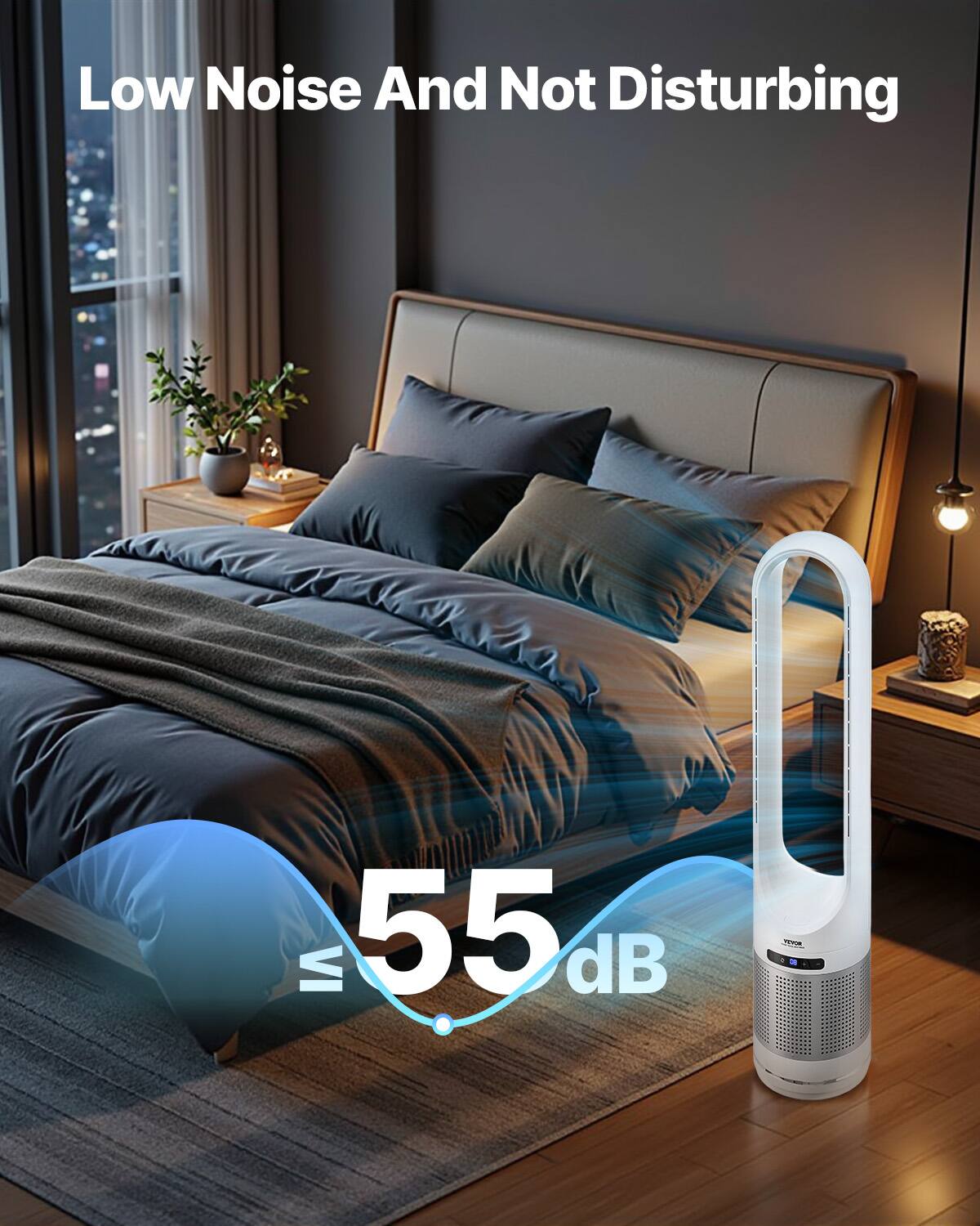 Low Noise And Not Disturbing  
55 dB