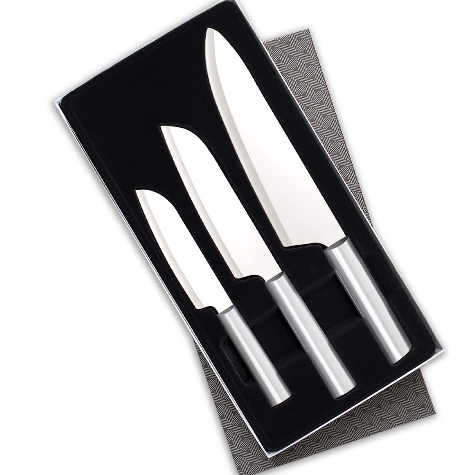 Rada - 3 Piece Chef Select Knife Set, Handles - Silver