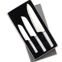 Rada - 3 Piece Chef Select Knife Set, Handles - Silver