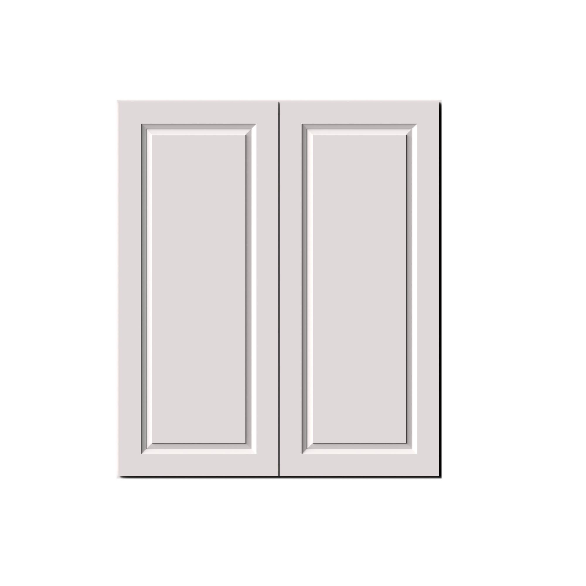 Alt View 1. Boyel Living - 36-in W x 42-in H x 12-in D Shaker RTA Kitchen Wall Cabinet with Soft-Close Doors - Glacier White.