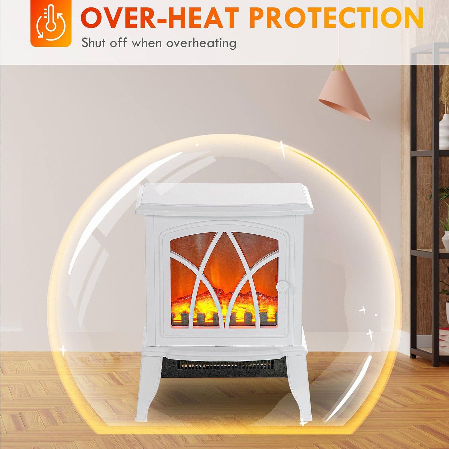 OVER-HEAT PROTECTION  
Shut off when overheating