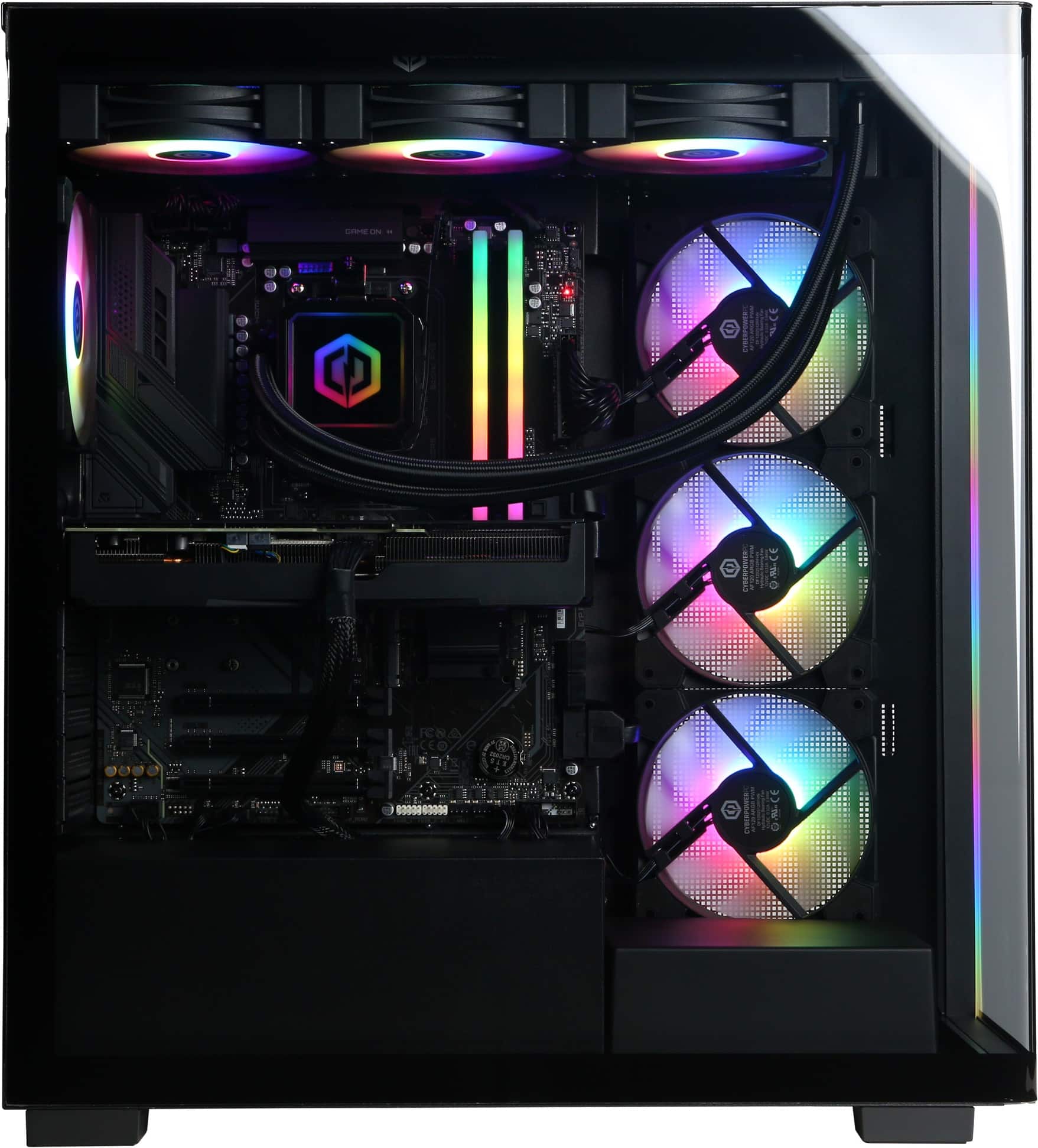 The text on the image reads: "2 S | | ON-CE - | 0/90-CE". This text is likely related to the specifications or features of the computer system. The "2 S" could refer to the number of fans or cooling systems, while "ON-CE" might indicate the type of cooling system used, such as liquid or air cooling. The "0/90-CE" could represent the temperature range or cooling efficiency of the system.