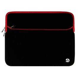 Kitcheniva - Neoprene Laptop Sleeve Case Bag For 17" Laptop - Black/Red