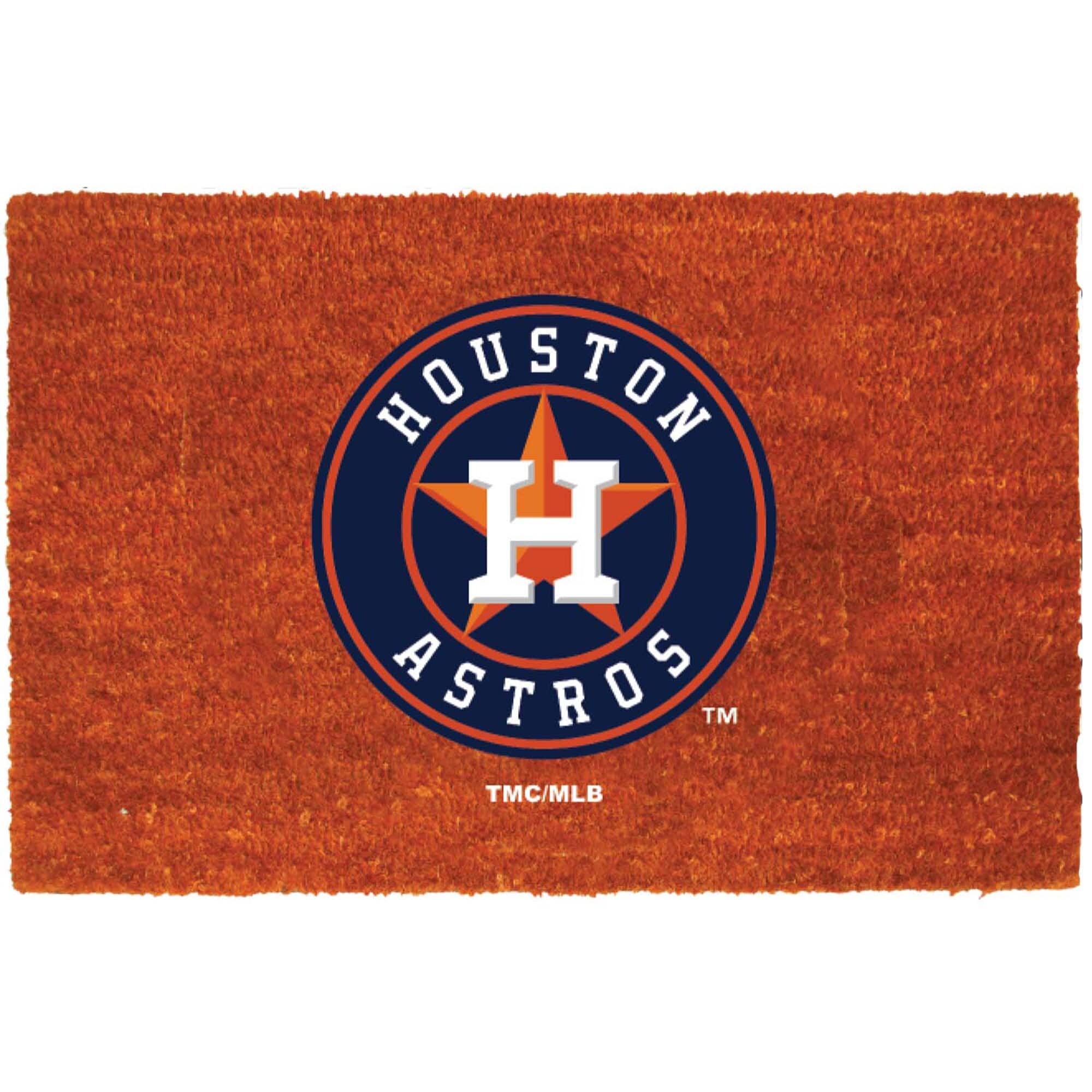 The Memory Company - Houston Astros Team Colors Doormat - Multicolor