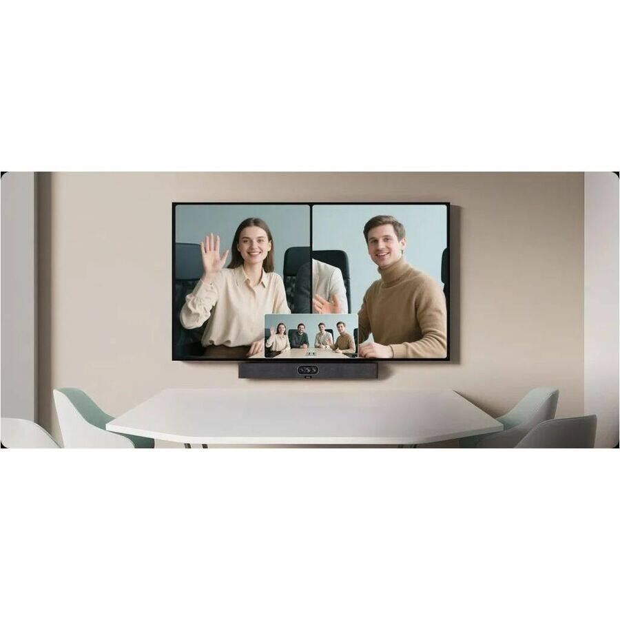 Alt View 4. Yealink - Yealink MeetingBar A25 Video Conference Equipment - For Video Conferencing, Meeting Room - 3840 x 2160 Video (Live) - Black.