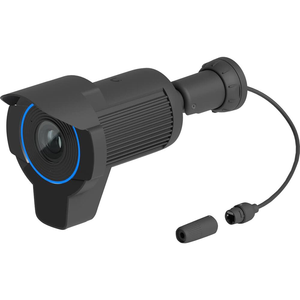 Alt View 3. Ubiquiti - AI LPR 4K UHD Bullet Camera UVC-AI-LPR-B - Black.