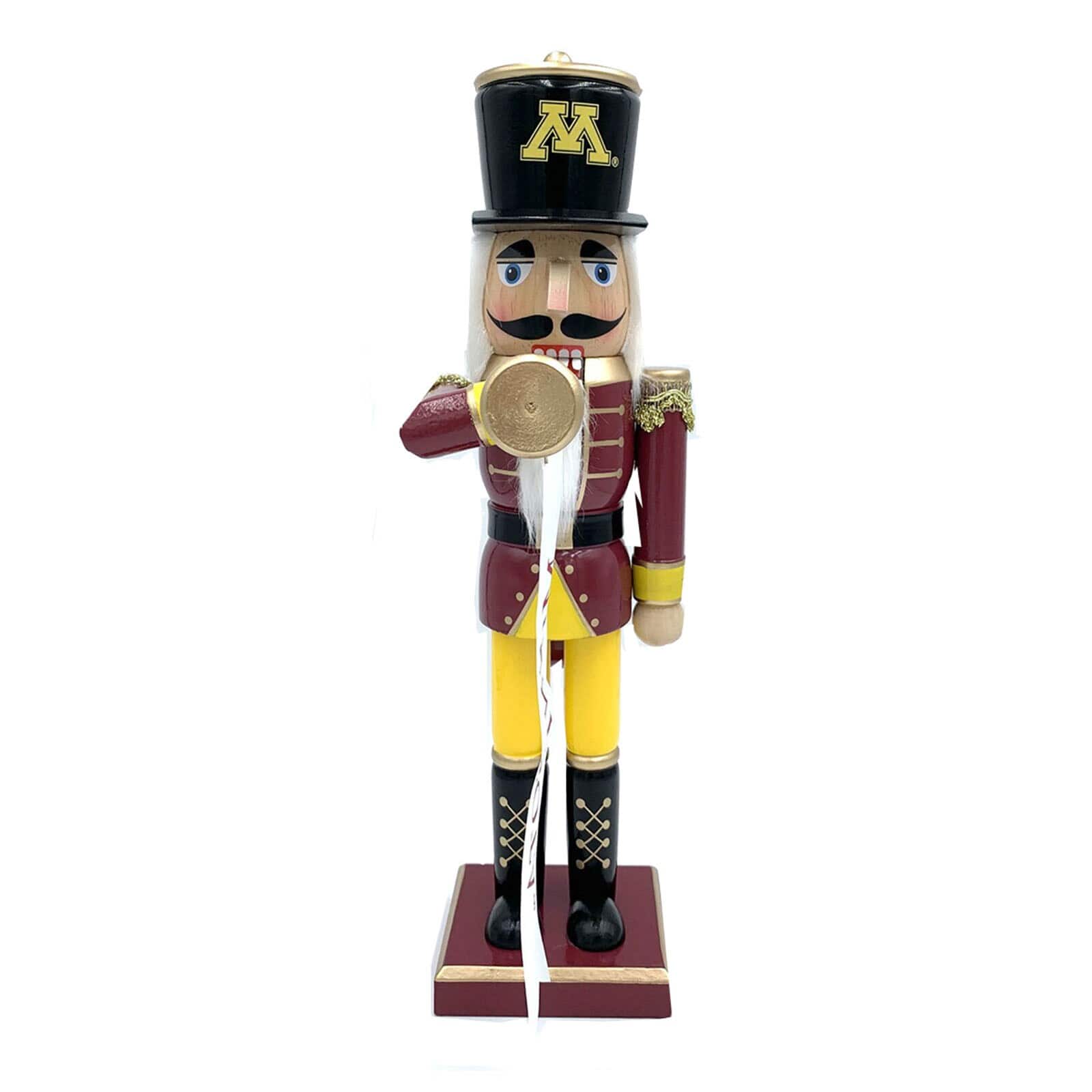Santa's Workshop - Minnesota Golden Gophers 14" Bugler Nutcracker - Red
