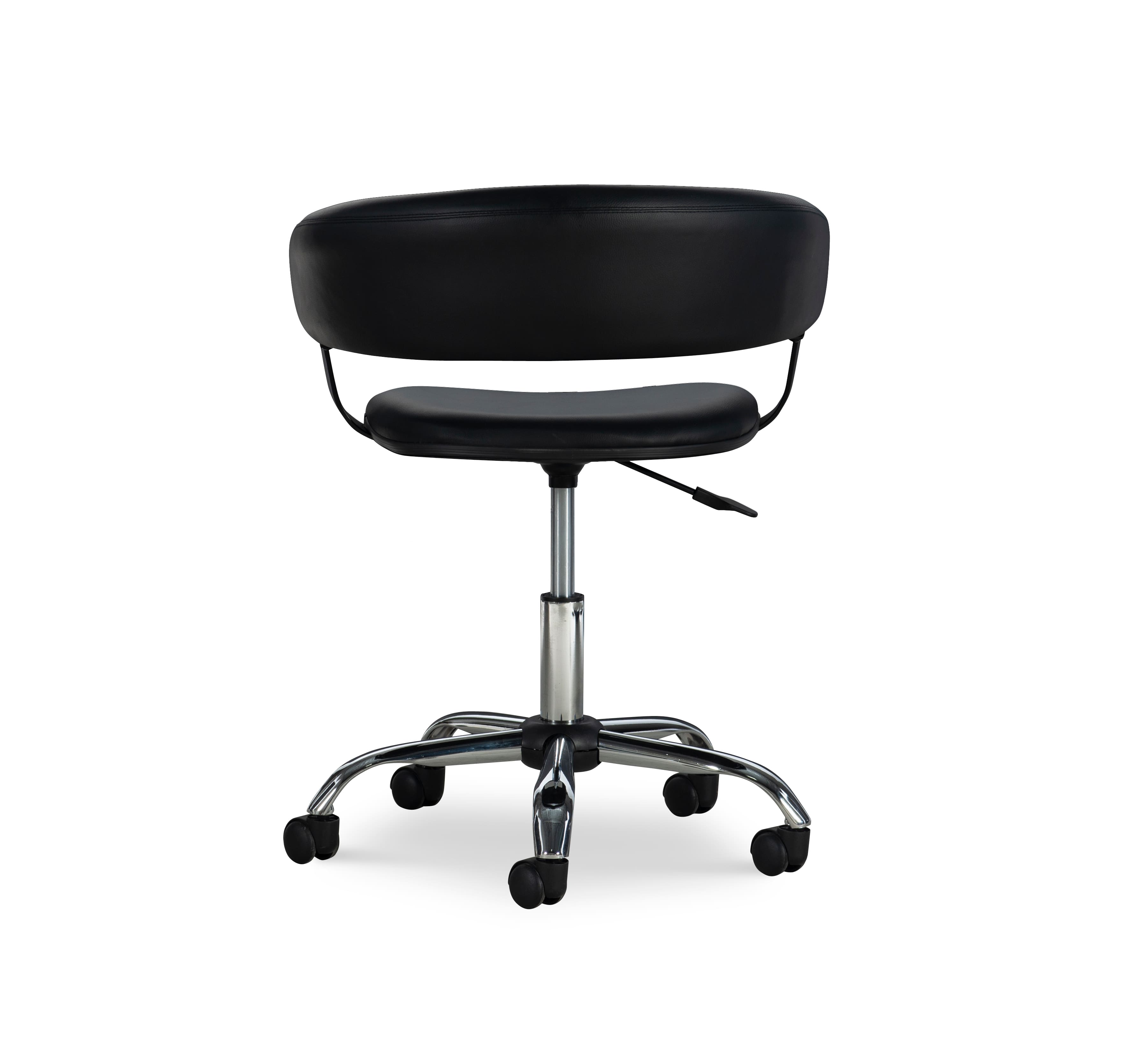 Alt View Zoom 17. Linon Home Décor - Simken Faux Leather Gas Lift Desk Chair - Black.