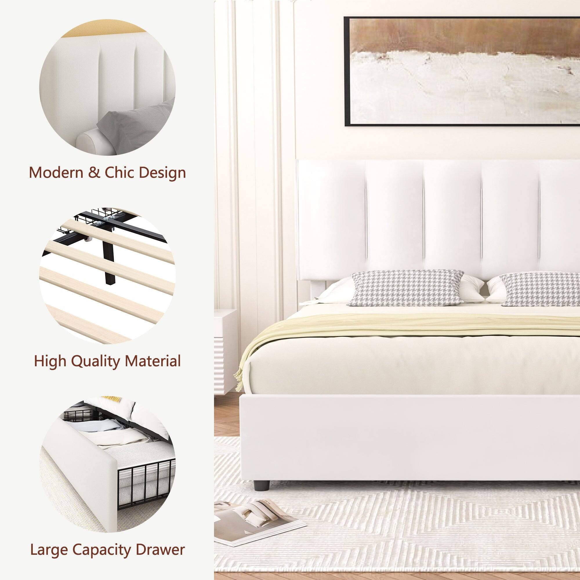 Modern & Chic Design  
High Quality Material  
Large Capacity Drawer