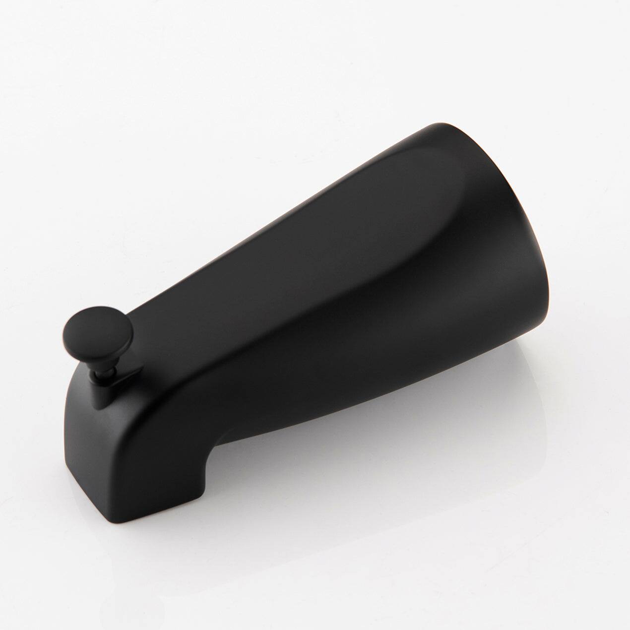 Alt View 8. Boyel Living - Single Handle 5 Spray Tub and Shower Faucet with Handle Trim in Matte Black Valve Included - Matte Black.