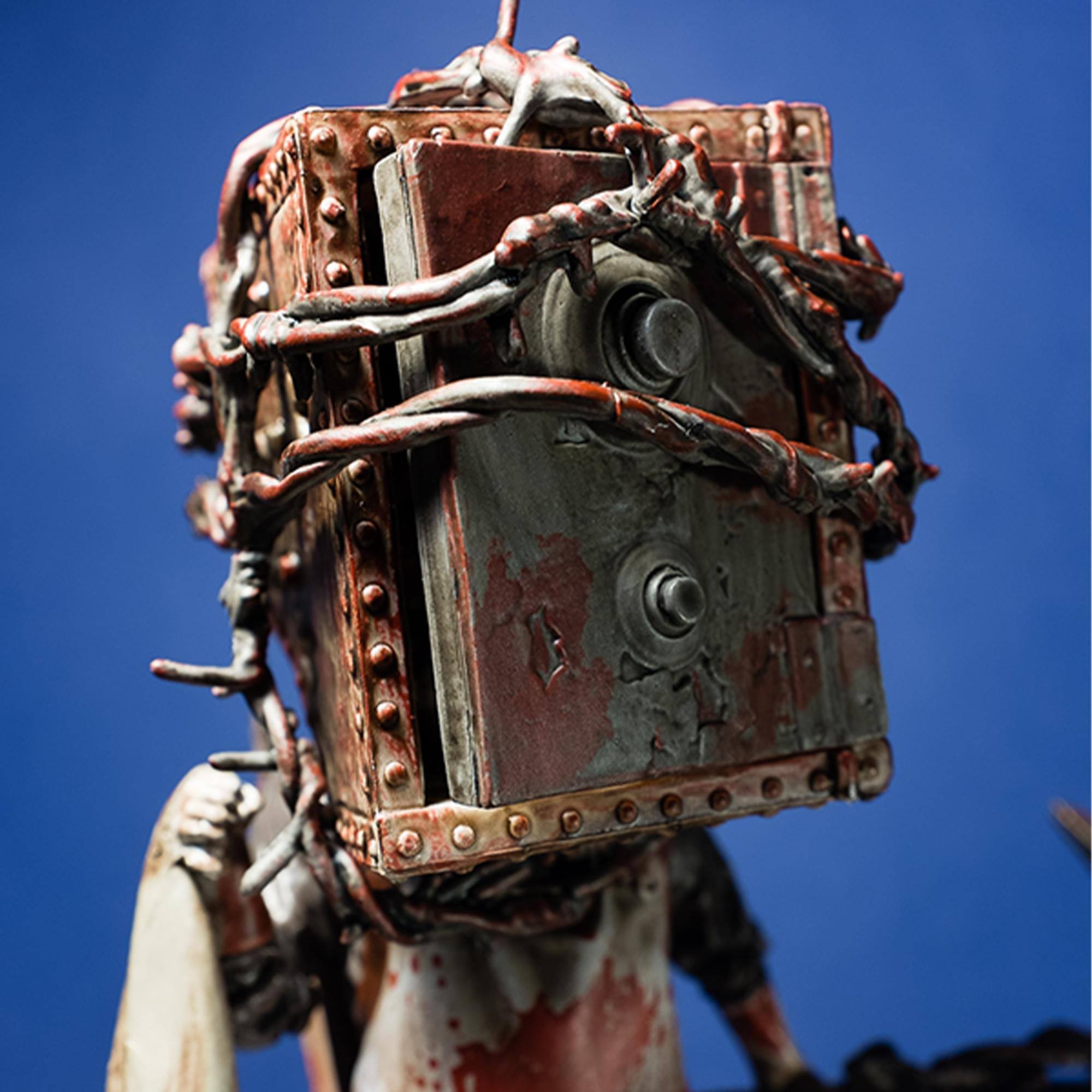 Alt View 4. Gaming Heads - The Evil Within The Keeper 6 Inch Collectible Bobblehead - Brown.