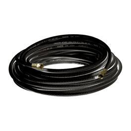 RCA - RG6 Coaxial Cable 100 Ft with F-Connectors - Black