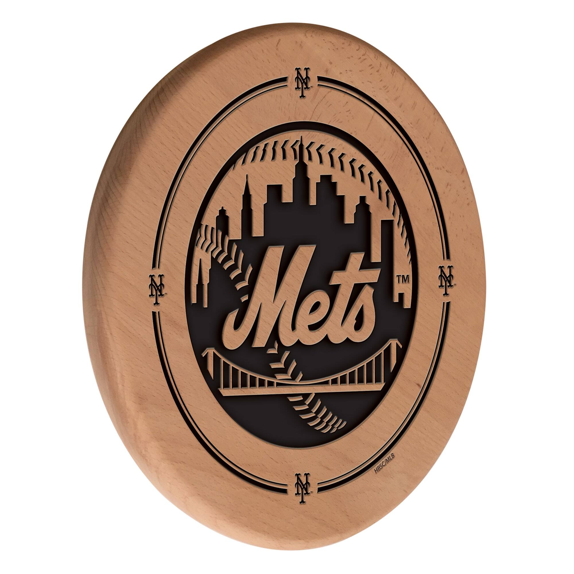 Natural 13" Laser Engraved Solid Wood Sign