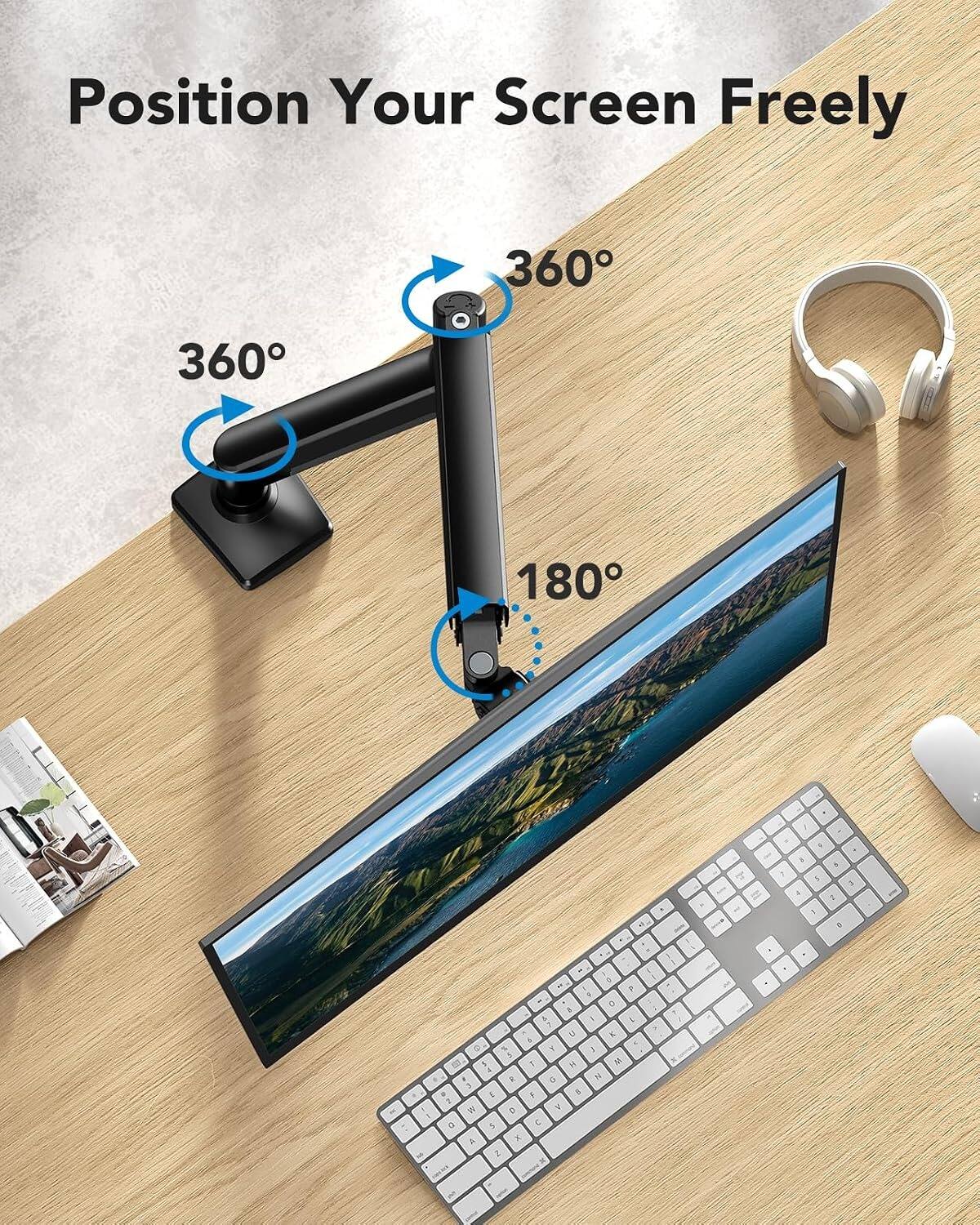 Position Your Screen Freely  
360°  
360°  
180°