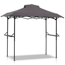 Winado - Grill Canopy for Outdoor BBQ, 80 * 40in Portable Canopy Tent with Adjustable Side Awning, BBQ Shelf, Carry Bag and Venti