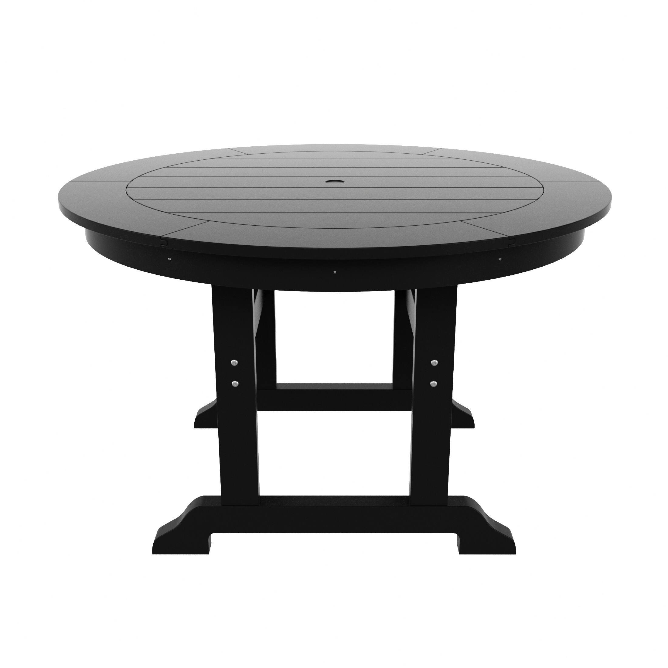Back. WestinTrends - WestinTrends Malibu 5 Piece Outdoor Patio Dining Round Table and Curved Back Armchair Set - Black.