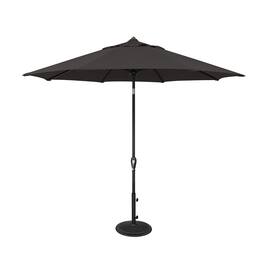 Mondawe - 9' Octagon Patio Market Umbrella Frame Auto Tilt - Black