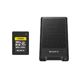 Sony - 480GB CFexpress Type A TOUGH Memory Card with Card Reader Bundle