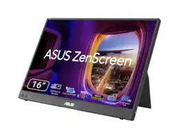 ASUS - ZenScreen 16 inch WQXGA Full HD 155Hz USB-C IPS Portable Monitor with Tripod Socket MB16NCG - Black