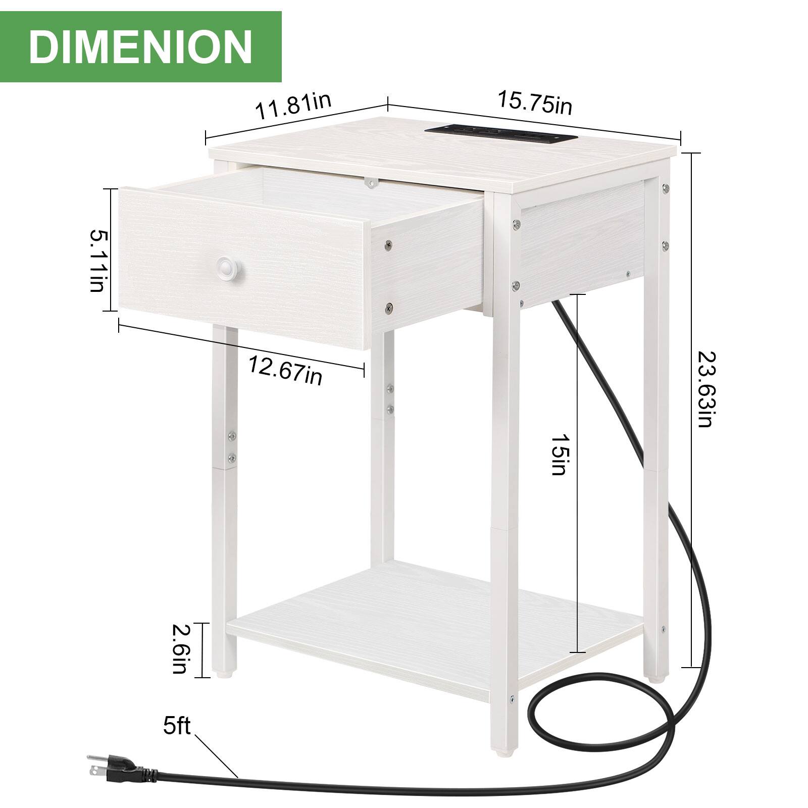 DIMENION  
11.81in  
15.75in  
5.11in  
12.67in  
15in  
23.63in  
2.6in  
5ft