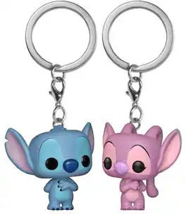 Funko - POP! Keychain: Lilo & Stitch - Stitch & Angel 2PK - COLLECTIBLES - Multicolor