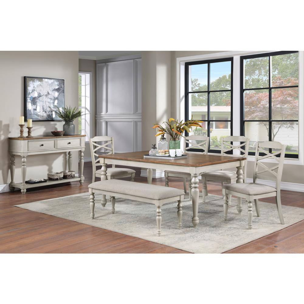 Alt View 3. New Classic Furniture - Jennifer Sideboard - White.