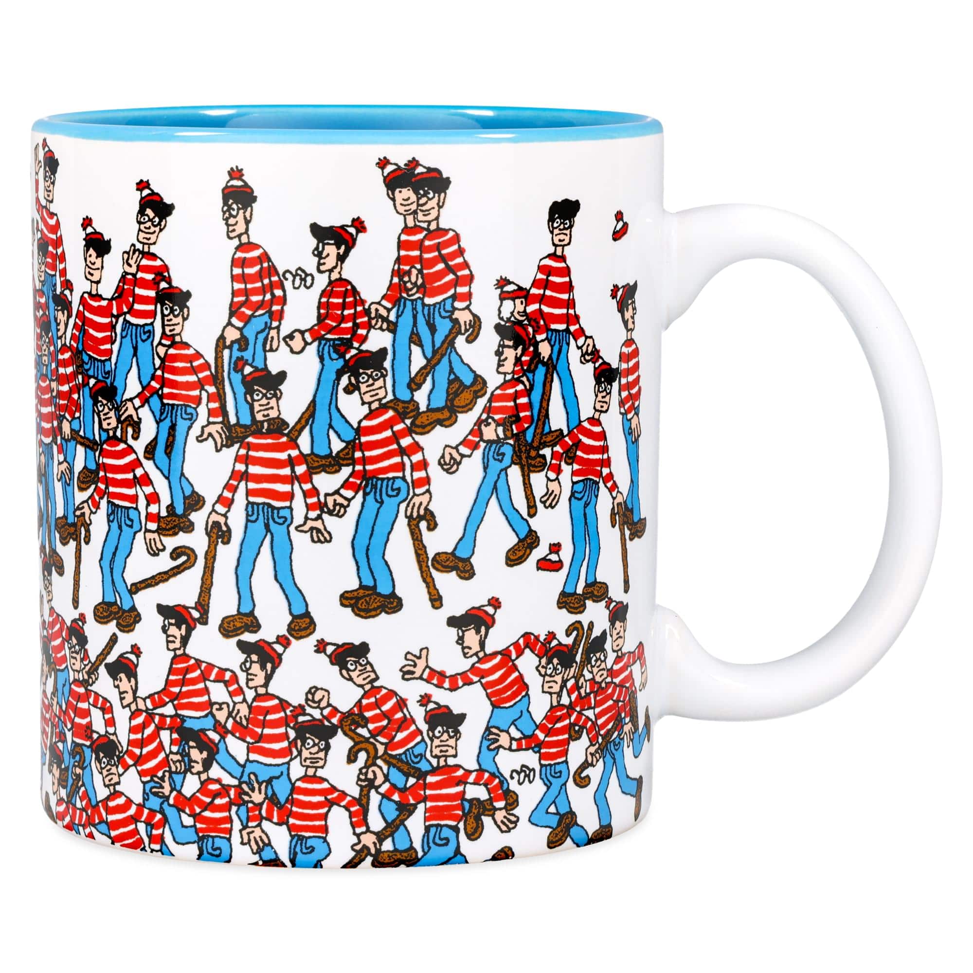 Silver Buffalo - Wheres Waldo Land Of Waldos 20-Ounce Ceramic Mug - White price history on PriceWatchPro