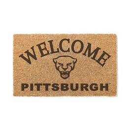 Jardine - Pitt Panthers 18" x 34" Welcome Coir Doomat - Brown