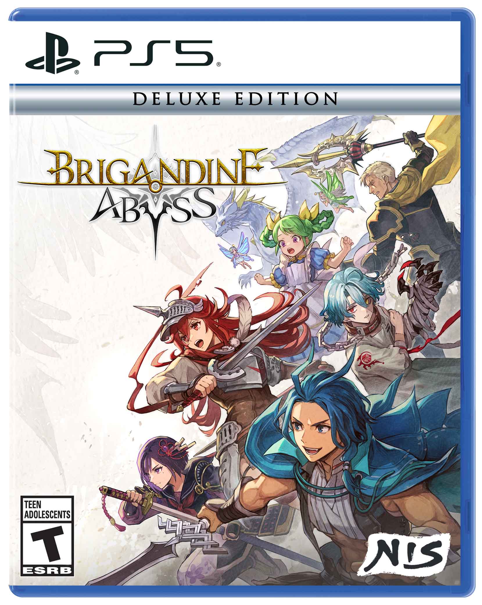 PS5  
DELUXE EDITION  
BRIGANDINE ABYSS  
TEEN ADOLESCENTS ESRB  
NIS