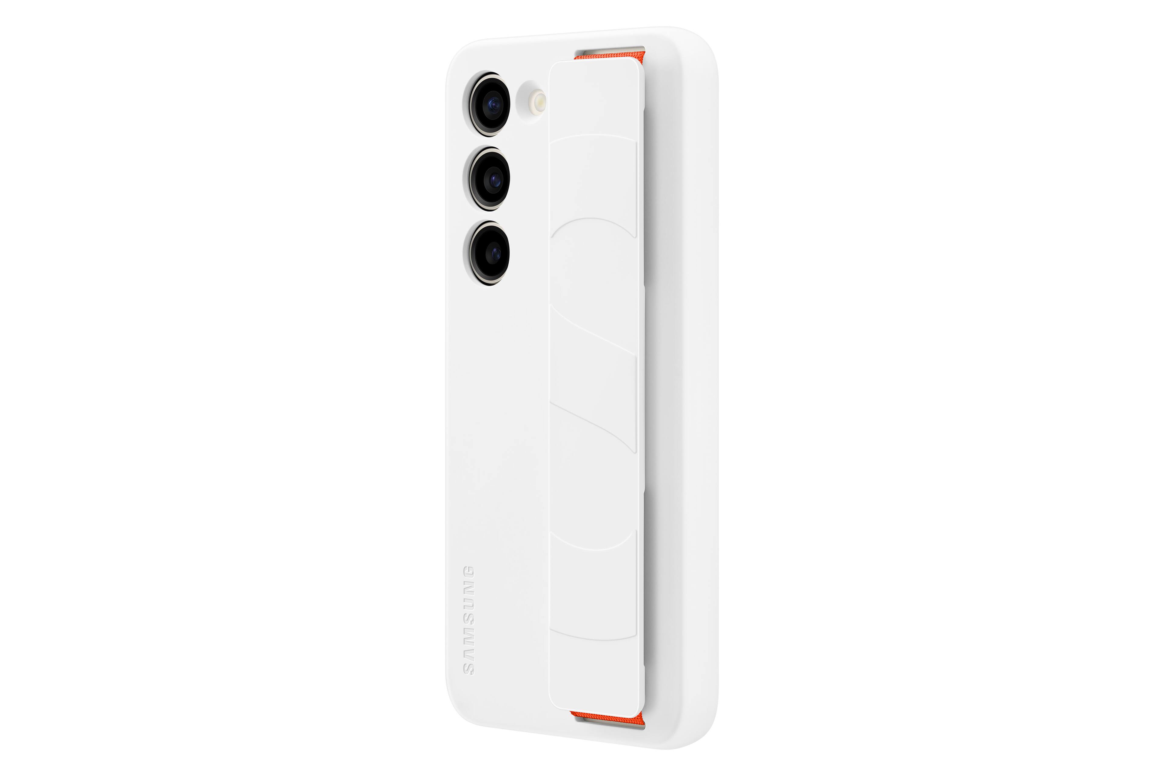 Alt View 11. Samsung - Galaxy S23 Silicone Grip Case - White.