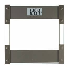Taylor - Digital Glass & Stainless Steel Hinge Design Body Composition Scale - Clear