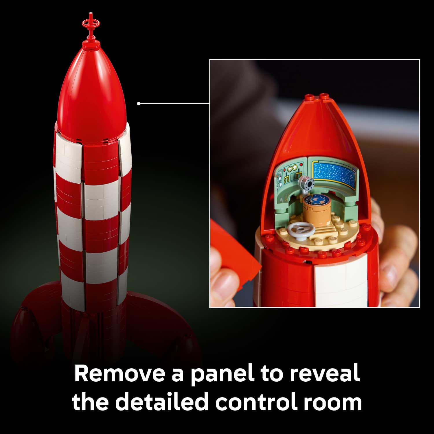 LEGO Ideas Tintin Moon Rocket Building Set 21367 - Best Buy
