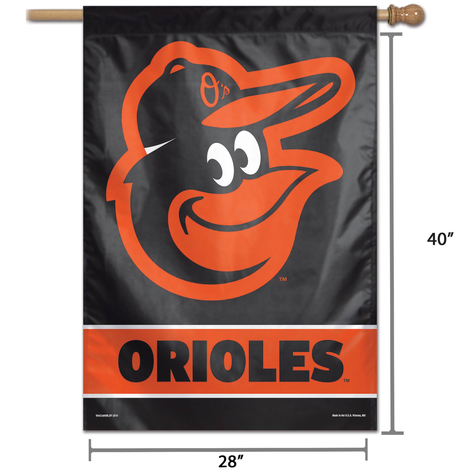 40"  
ORIOLES  
28"