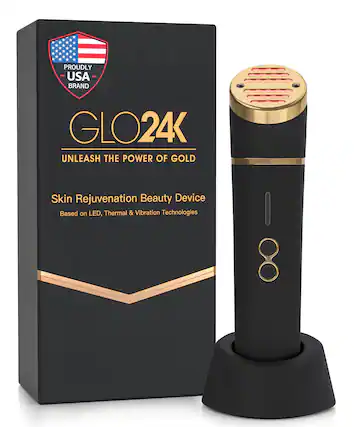PROUDLY USA BRAND
GLO24K
UNLEASH THE POWER OF GOLD
Skin Rejuvenation Beauty Device
Based on LED, Thermal & Vibration Technologies