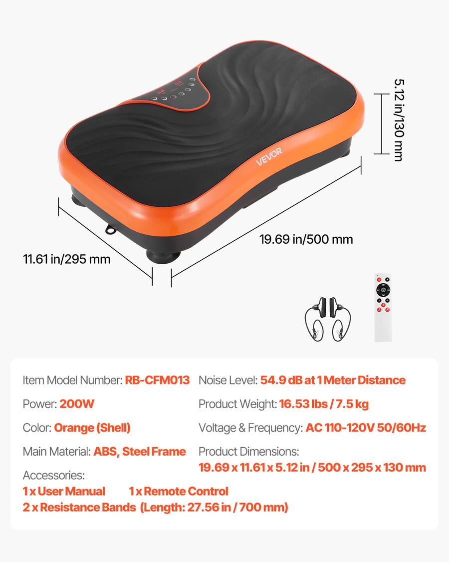 VEVOR Vibration Plate Exercise Machine, Whole Body Vibrating