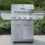 Alt View 13. Nexgrill - 4 Burner + Side Burner Stainless Cart Gas Grill - Silver.