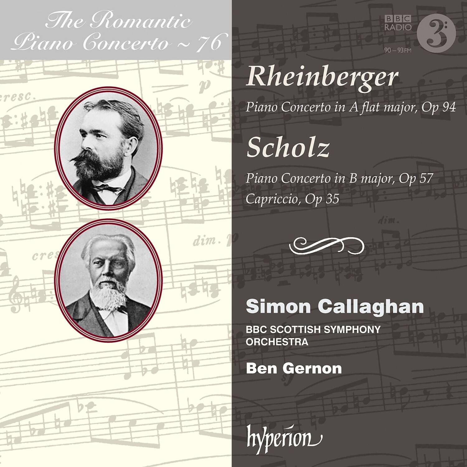Simon Callaghan - Romantic Piano Concerto 76  - COMPACT DISCS
