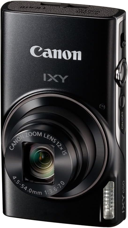 Canon IXY  
Canon Zoom Lens 12x IS  
4.5-54.0mm 1:3.6-7.0  
650