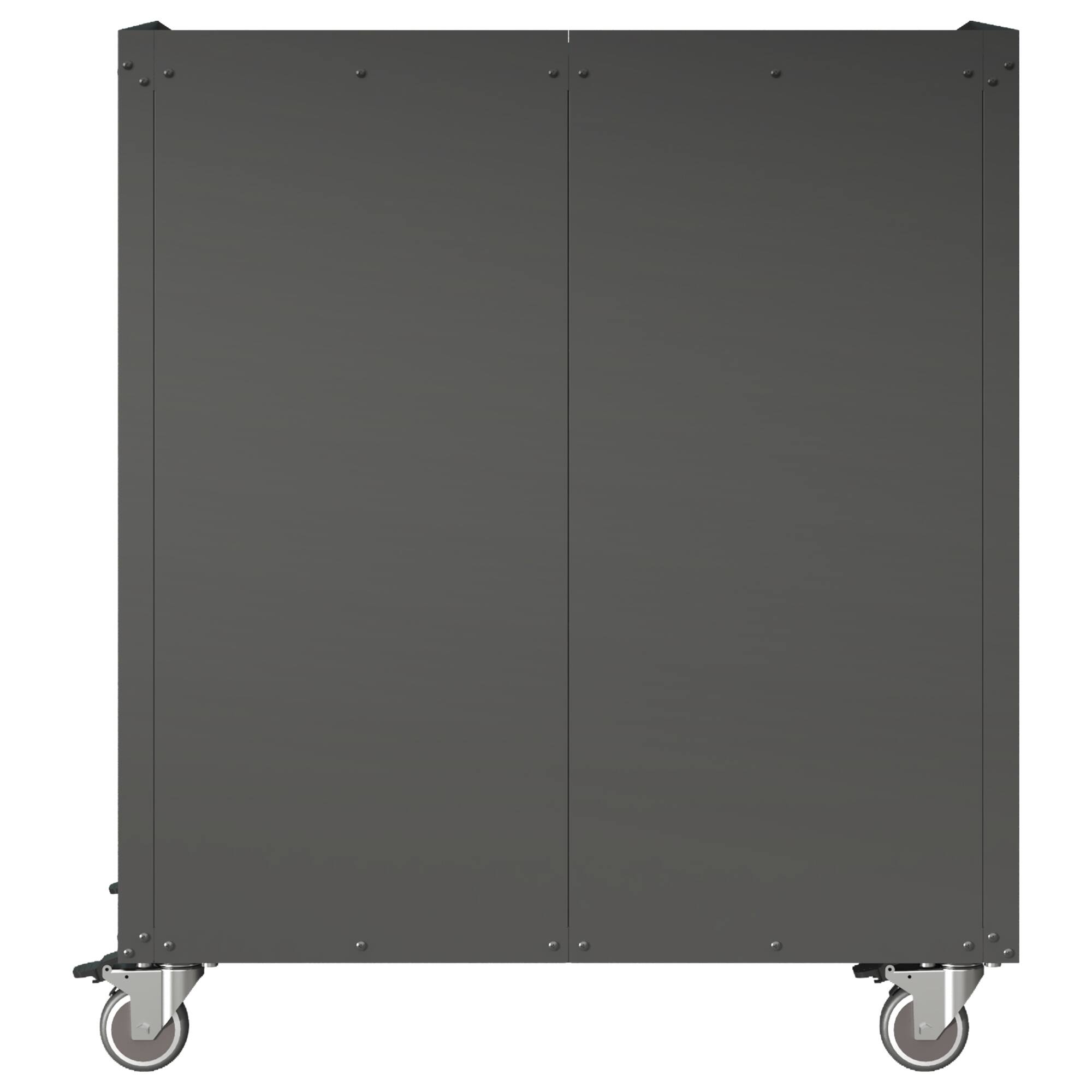 Alt View 6. LOVMOR - Heavy Duty Metal Storage Cabinet with Wheels 3 Drawer Tool Cabinet for Garage Office and Home Organization.