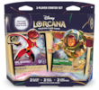 2-PLAYER STARTER SET
8+
Disney LORCANA TRADING CARD GAME
EVERYTHING 2 PLAYERS NEED TO PLAY
MRS. INCREDIBLE
Super Stretchy
Storyborn - Super Hero
5
6
FLEXIBLE THINKING
At the start of your turn, you may choose one:
- This character gains Evasive until the start of your next turn (Only once per turn).
BUZZ LIGHTYEAR
On the Way
Storyborn - Hero - Toy
SECRET MISSION
Whenever you play a non-character, draw a card, then choose and discard a card.
WORLD'S GREATEST TOY
2 PLAYER DECKS + 2 CASES + 2 COUNTERS
4 SPECIAL FOIL CARDS INSIDE