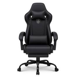 CloudRest Pro - Computer Chairs with Linkage Armrest Ergonomic Gaming Chair High Back Game Chair - Black