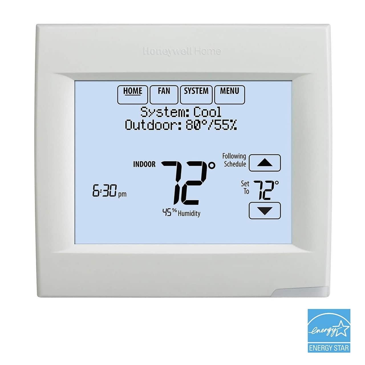 Honeywell Home - TH8321WF1001/U VisionPRO 8000 Wi-Fi Programmable Thermostat - White