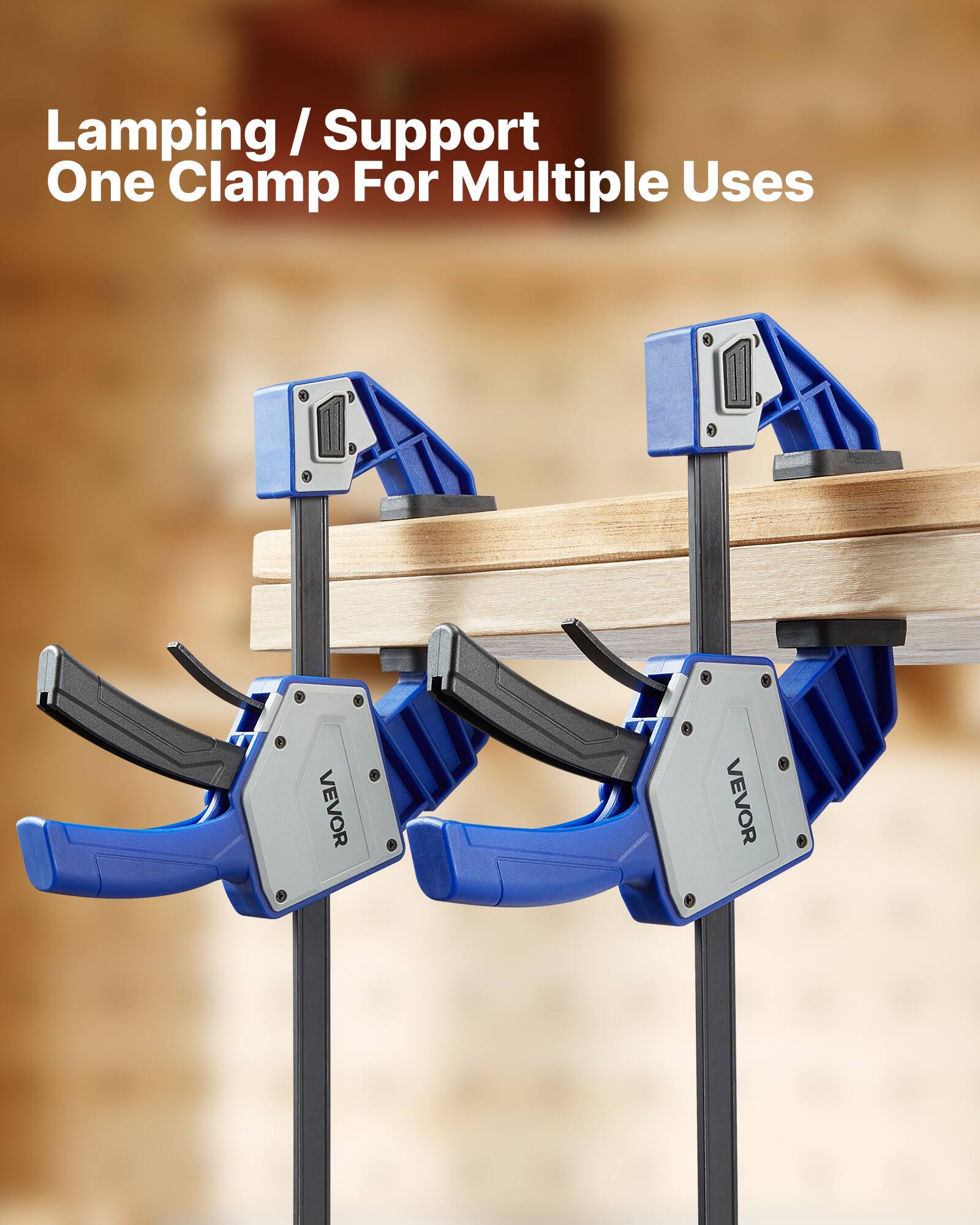 Lamping / Support  
One Clamp For Multiple Uses