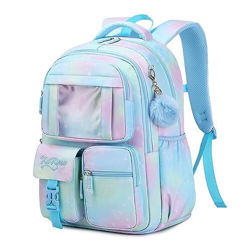 Live At Space - Backpack For - Middle School & Elementary Ita Purple - Blue