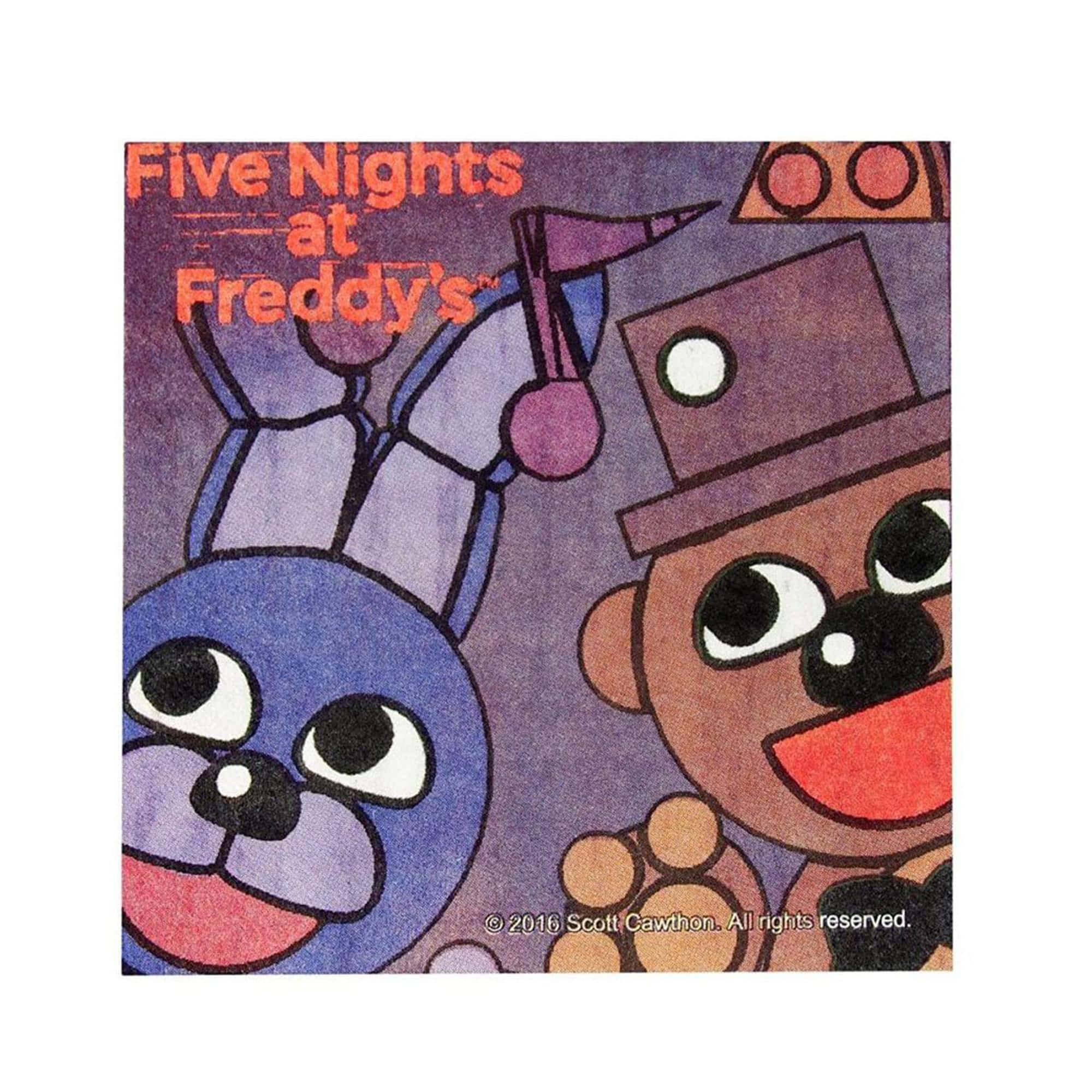 Forum Novelties - Five Nights at Freddy's 16 Count 10" Square Beverage Napkins - Blue