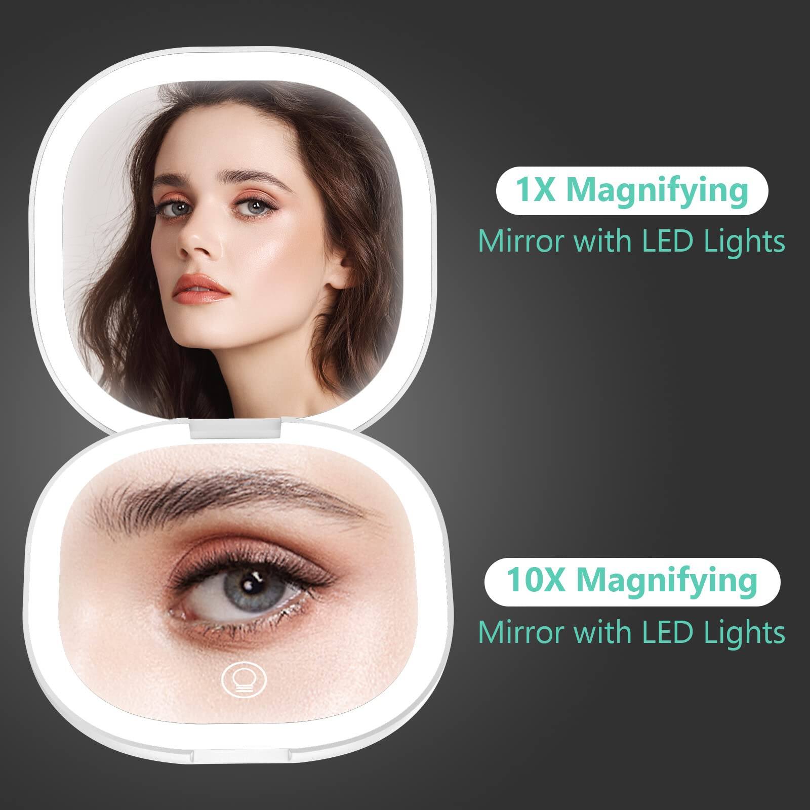 1X Magnifying Mirror with LED Lights

10X Magnifying Mirror with LED Lights