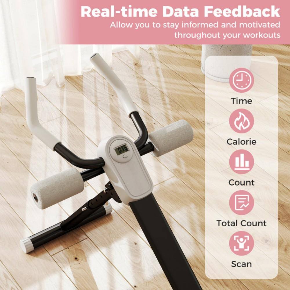 Real-time Data Feedback  
Allow you to stay informed and motivated throughout your workouts  

Time  
Calorie  
Count  
Total Count  
Scan